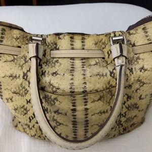 Michael Kors Gorgeous Embossed Snakeskin Handbag